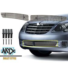 Fits 2004-2008 Chrysler Crossfire Billet Grille Chrome Lower Bumper Grill Insert picture
