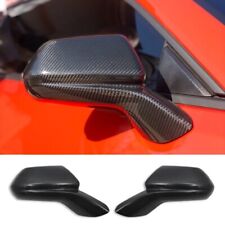 For 2016-2024 Chevy Camaro Real Carbon Fiber Mirror Covers Caps (Direct Add-On) picture