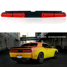 VLAND LED Tail Light Lamp for 2008-2014 Dodge Challenger SXT Sequential Red Lens picture