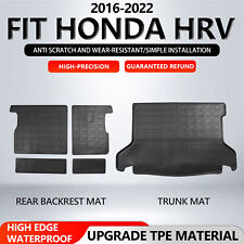For 2016-2022 Honda HRV Trunk Mats Cargo Mats Backrest Mat Cargo Liners TPE picture