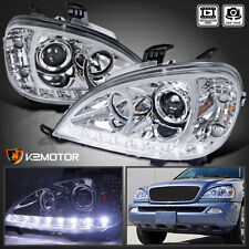 Fits 1998-2001 Mercedes Benz W163 ML320 ML430 LED Strip Projector Headlights picture