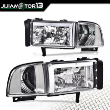 FIT FOR 1994-2002 DODGE RAM 1500 2500 3500 PICKUP LED DRL LH&RH HEADLIGHT LAMPS picture