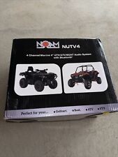 Noam NUTV4 - Marine Bluetooth Rzr Canam Atv Golf Cart Utv Speakers Stereo System picture