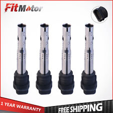 Set of 4 Ignition Coil For VW Beetle Golf Jetta Passat Audi A3 A4 Replaces UF575 picture