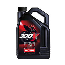 Motul 300V Synthetic Factory Line Road Racing Motorcycle Oil 5W-40 4L 104115 picture