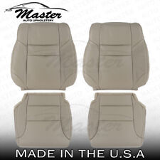Fits 2012 - 2016 Honda CR-V SUV Driver & Passenger Beige Leather Seat Cover picture
