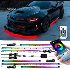 6 RGB Dreamcolor LED Underglow Lights Music Bluetooth Strip For Chevrolet Camaro picture
