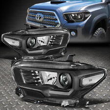 FOR 16-20 TOYOTA TACOMA BLACK HOUSING CLEAR CORNER PROJECTOR HEADLIGHT HEADLAMP picture