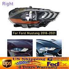 For Ford Mustang 2018-2021 Full LED Headlight Front Projector RH Passenger Side picture