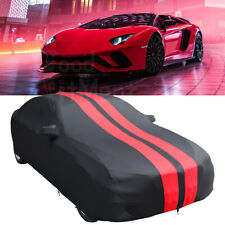 For Lamborghini Aventador SVJ63 Full Car Cover Indoor Dust Scratch Protector Red picture