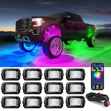 MICTUNING C2 Max RGB+IC LED Rock Lights, Upgrade 12 Pods Chasing Neon Lights Kit picture