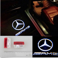 2 FOR MERCEDES-BENZ AMG DOOR PUDDLE CREE LASER COURTESY LOGO LIGHT LED PROJECTOR picture