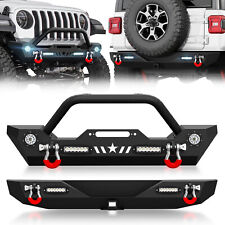 Front /Rear Bumper for 18-2024 Jeep Wrangler JL JLU Unlimited 2/4 Doors +D-rings picture