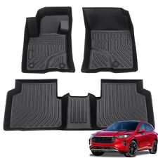 3D All Weather TPE Floor Mats Fit 2020 2021 2022 2023 2024 Ford Escape Odorless picture