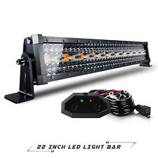22inch 120W LED Light Bar Spot Flood Combo Offroad Driving Work For Pickup ATV picture