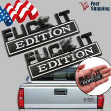 2pcs FUCK-IT EDITION Emblem Badges Sticker Decal for Chevy Car Truck Universal picture