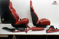 18-20 Jaguar F Type Coupe OEM Red Front Left & Right Power Seats & Arm Rest 1100 picture