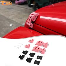 2x Pink Locking Hood Latch Hood Catch for Jeep Wrangler JK JL JT 07+ Accessories picture
