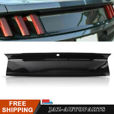 Gloss Black For 2015-2020 Ford Mustang GT Rear Trunk Decklid Panel Trim Cover picture