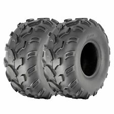Set Of 2 20x9.5-8 ATV Tires 20x9.5x8 Replacement 4Ply Heavy Duty Tubeless Tyres picture