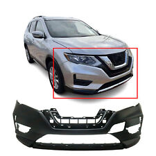 Primed Front Bumper Cover for 2017-2019 Nissan Rogue SL S SV Hybrid 620226FL0H picture