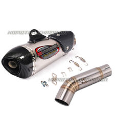 For Suzuki GSR750 GSX-S750 BK750 Exhaust Tips 51mm Slip on Modified Middle Pipe picture