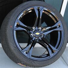 SET(4) Black Wheel/Tire Package 20x10/20x11 5x120 Chevy Camaro SS RS LS ZL1 Z28 picture