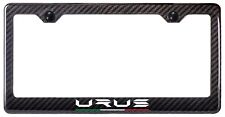 Lamborghini Urus Black Carbon Fiber License Plate Frame picture