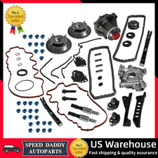 Timing Chain Kit For 04-08 Ford F150 Lincoln 5.4L w/ Oil&Water Pump Cover Gasket picture