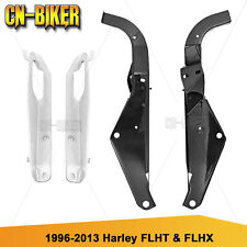 Inner Fairing Batwing Support & Speaker Brackets For Harley Touring FLHX 96-13 picture