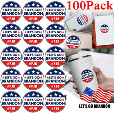 100 PACK Let's Go Brandon Sticker Car Truck Bumper Vinyl Decal FJB Fck Joe Biden picture