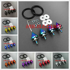 JDM Spike Quick Release Fasteners For Car Bumpers Trunk Fender Hatch Lids Kit picture