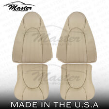 Front Replacement Cashmere Tan Leather Seat Covers Fit 1997 - 2000 Jaguar XK8 picture