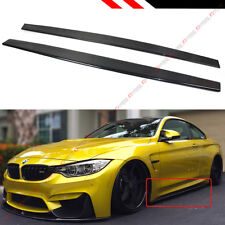 For 2015-19 BMW M4 & F80 M3 Carbon Fiber Performance Style Side Skirt Extension picture