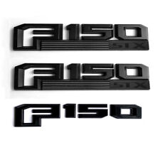 3pcs OEM F150 STX Emblems Fender Badges 3D for F-150 STX Black Genuine New picture