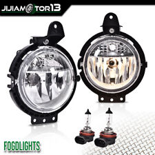 Clear Front Fog Lights w/ DRL Fit For BMW Mini Cooper R55 R56 R57 R58 2007-2015  picture