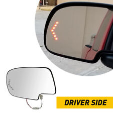 Left Driver Heated Mirror Glass For 2003-2006 Chevy Silverado 1500 GM1324102 picture