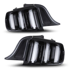 For 2015-2023 Ford Mustang Tail Lights LED Sequential Signal Lamps Euro Style picture