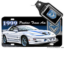 1999 Pontiac Trans Am 30th Anniversary Aluminum License Plate and Key Ring picture