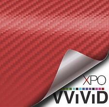 VVivid Xpo Matte Red Dry Carbon Architectural Vinyl Wrap Film | V167 picture