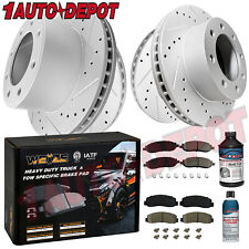 4WD Front Rear Brake Rotors Pads Kit for Ford F-250 F-350 SD 2005 2006 2007 F250 picture