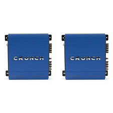 Crunch PowerDriveX 1000 Watt 2 Channel Exclusive Blue A/B Car Amplifier (2 Pack) picture