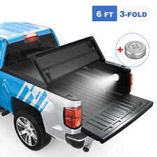 6FT 3-Fold For 05-15 Toyota Tacoma TRD X-Runner Soft Tonneau Cover Truck Bed picture