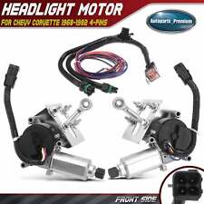 2x Front Electric Headlight Motor Conversion Kit for Chevy C3 Corvette 1968-1982 picture