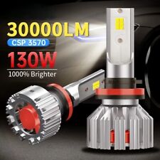 2x PCS Super Bright LED Bulbs 3570 CSP Chip Mini Headlight Low/High Beam for Car picture