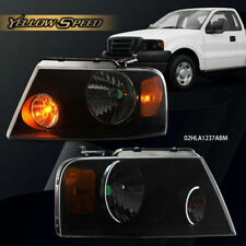 Fit For 04-08 Ford F150 Lincoln Mark LT Amber Corner Smoke/Black Headlight Lamps picture