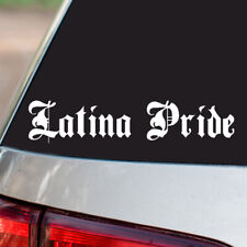 Latina Pride Vinyl Sticker Country Pride all sizes chrome and regular colors picture