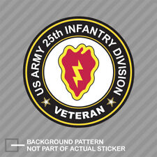25th Infantry Division Veteran Sticker Decal Vinyl tropic lightning hawaii picture