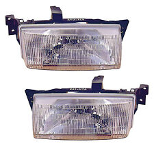 For 1991-1996 Mercury Tracer Headlight Halogen Set Driver and Passenger Side picture