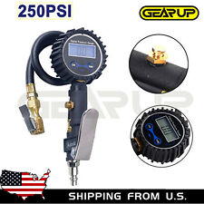 Digital Tire 250 PSI Inflator with Pressure Gauge Air Chuck for Truck/Car/Bike picture